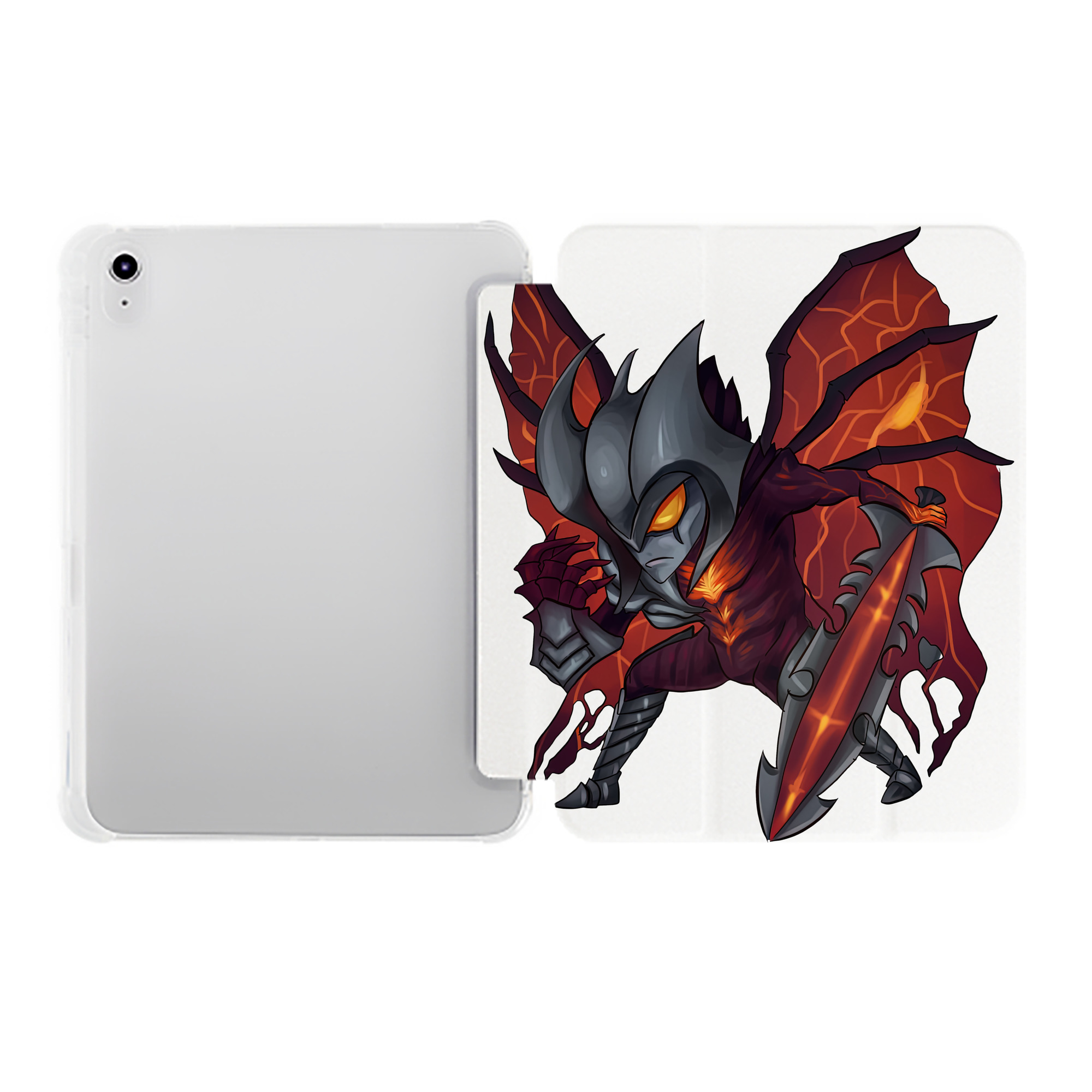 （画像用） リーグ・オブ・レジェンド League of Legends LOL IPad ケース ペン収納付き 三つ折りスタンド PUレザー×シリコン 対応機種9.5/10.5/10.9インチ